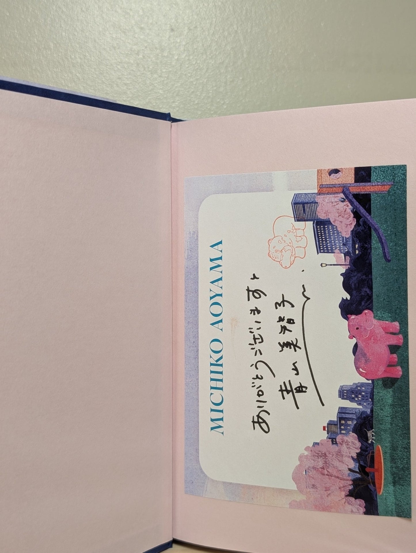 The Healing Hippo Of Hinode Park by Michiko Aoyama (Signed First Edition) - Fialta Books