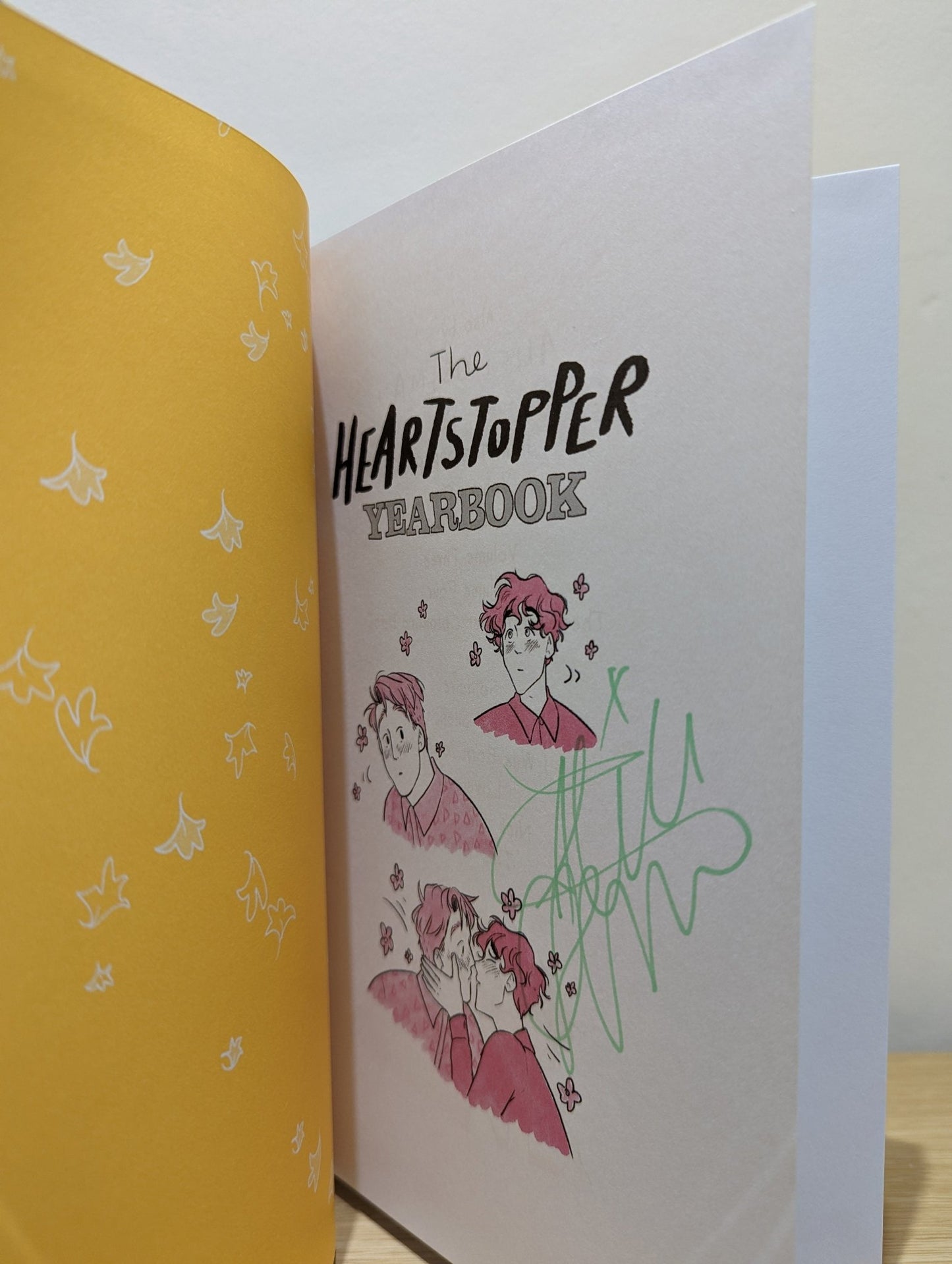 The Heartstopper Yearbook by Alice Oseman (Signed First Edition) - Fialta Books