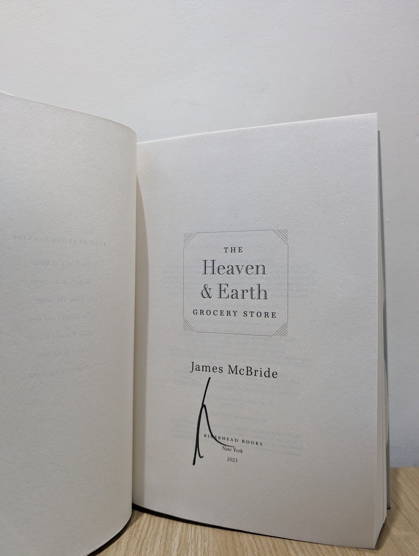 The Heaven & Earth Grocery Store: A Novel by James McBride (Signed) - Fialta Books