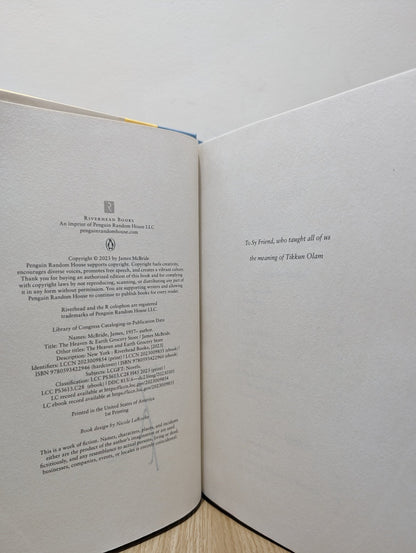 The Heaven & Earth Grocery Store: A Novel by James McBride (Signed) - Fialta Books