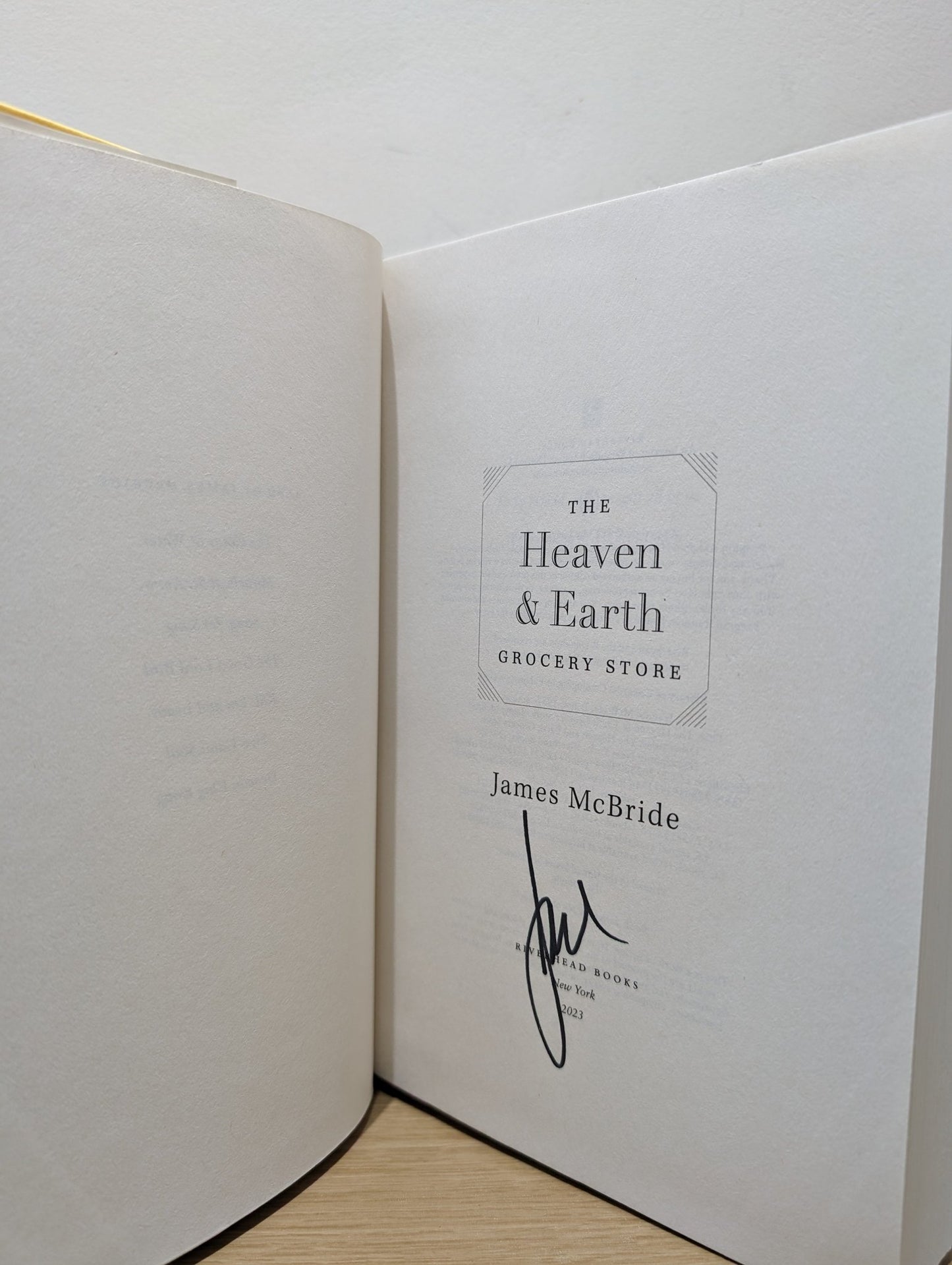 The Heaven & Earth Grocery Store: A Novel by James McBride (Signed First Edition) - Fialta Books