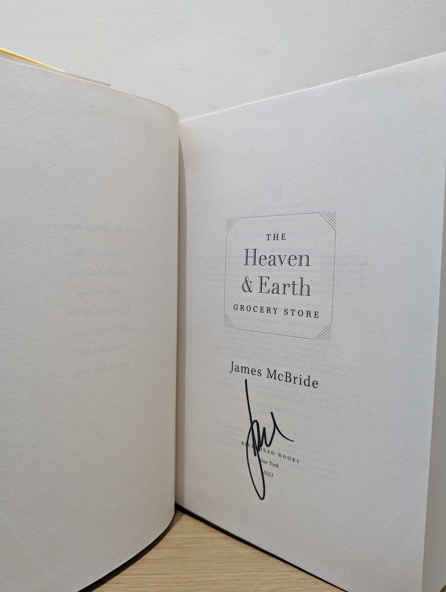 The Heaven & Earth Grocery Store: A Novel by James McBride (Signed First Edition) - Fialta Books