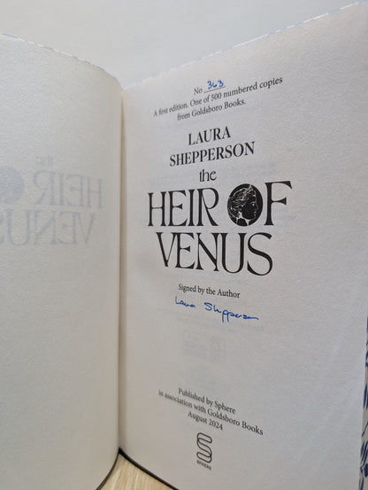 The Heir of Venus by Laura Shepperson (Signed First Edition with sprayed edges) - Fialta Books