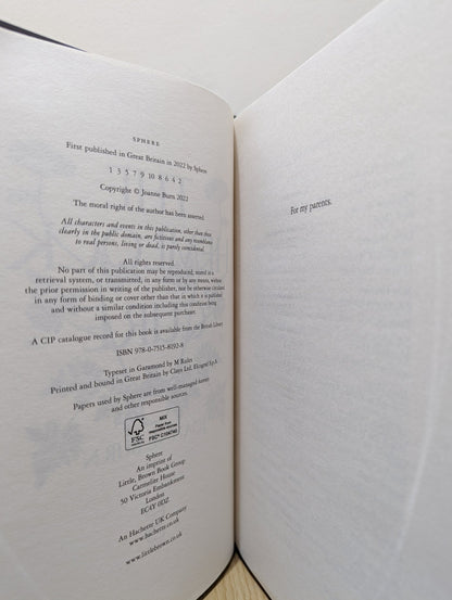 The Hemlock Cure by Joanne Burn (Signed First Edition) - Fialta Books