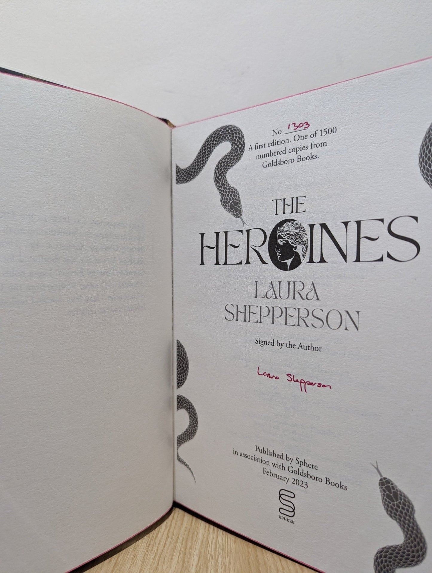 The Heroines by Laura Shepperson (Signed Numbered First Edition with sprayed edges) - Fialta Books