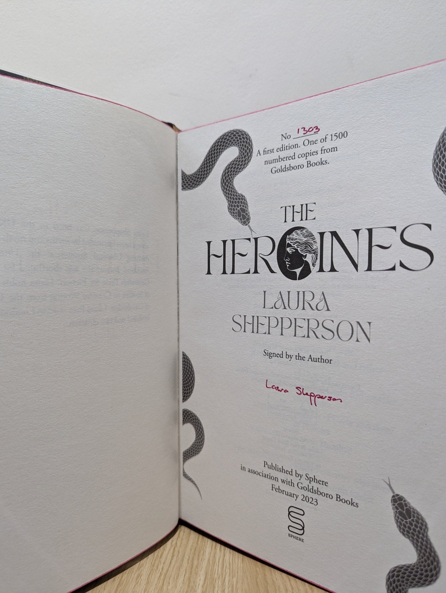 The Heroines by Laura Shepperson (Signed Numbered First Edition with sprayed edges) - Fialta Books