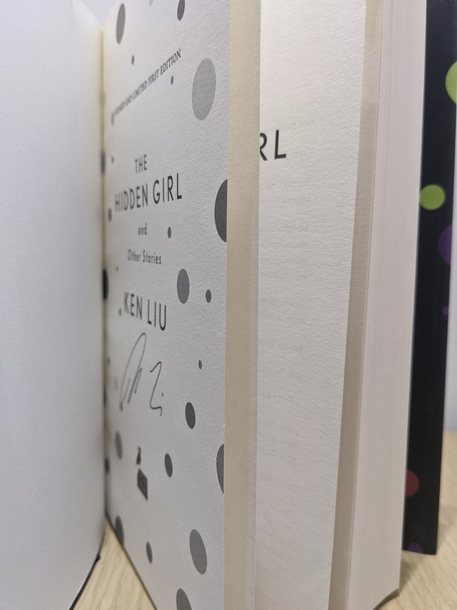The Hidden Girl and Other Stories by Ken Liu (Signed First Edition) - Fialta Books