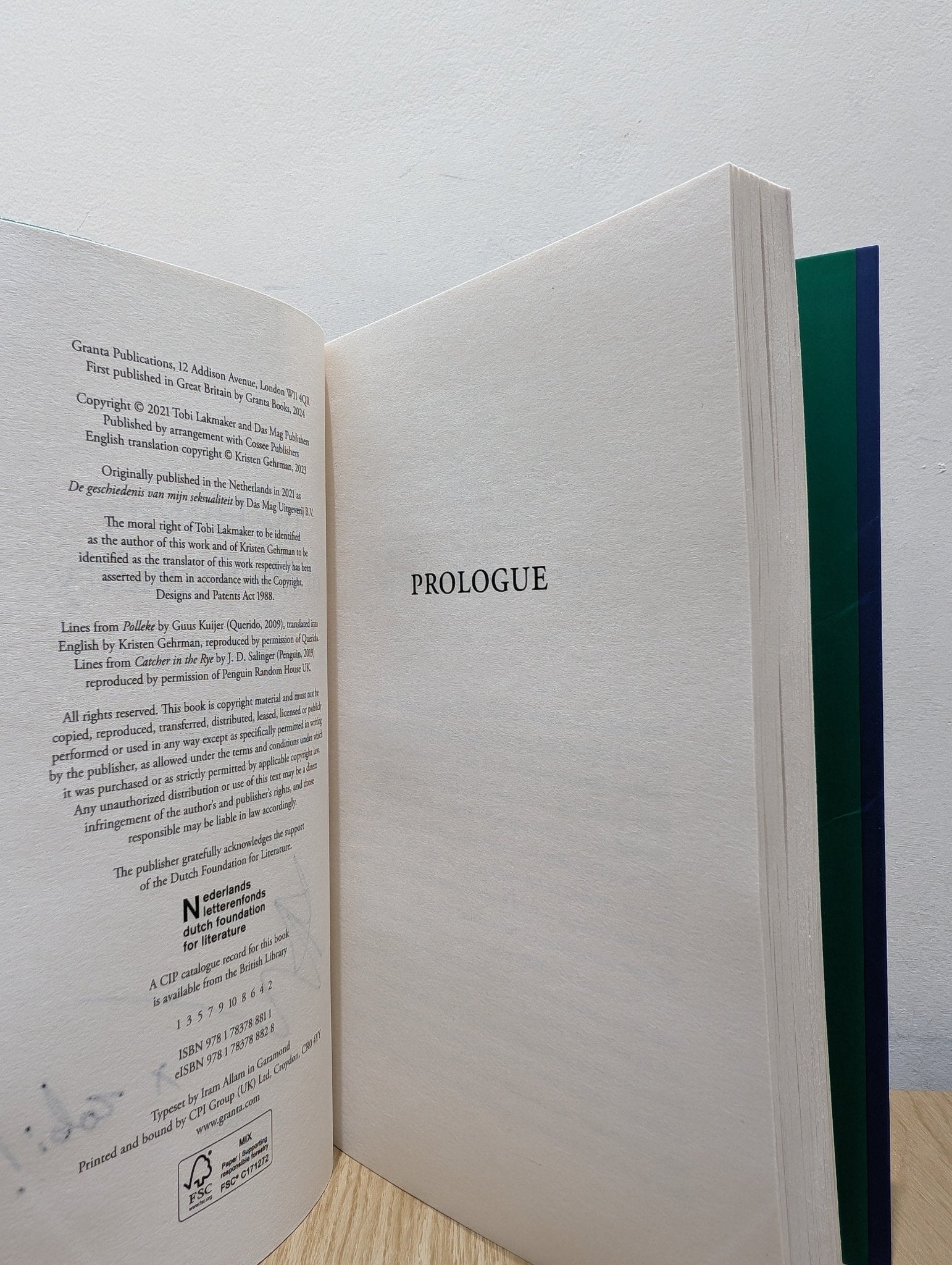 The History of My Sexuality by Tobi Lakmaker (Signed First Edition) - Fialta Books