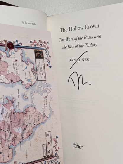 The Hollow Crown by Dan Jones (Signed Special Edition with sprayed edges) - Fialta Books