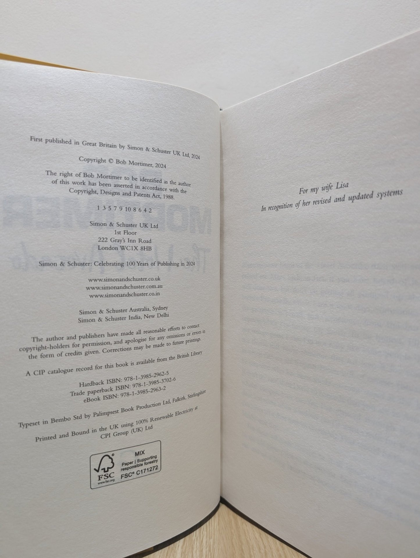 The Hotel Avocado by Bob Mortimer (Signed First Edition) - Fialta Books