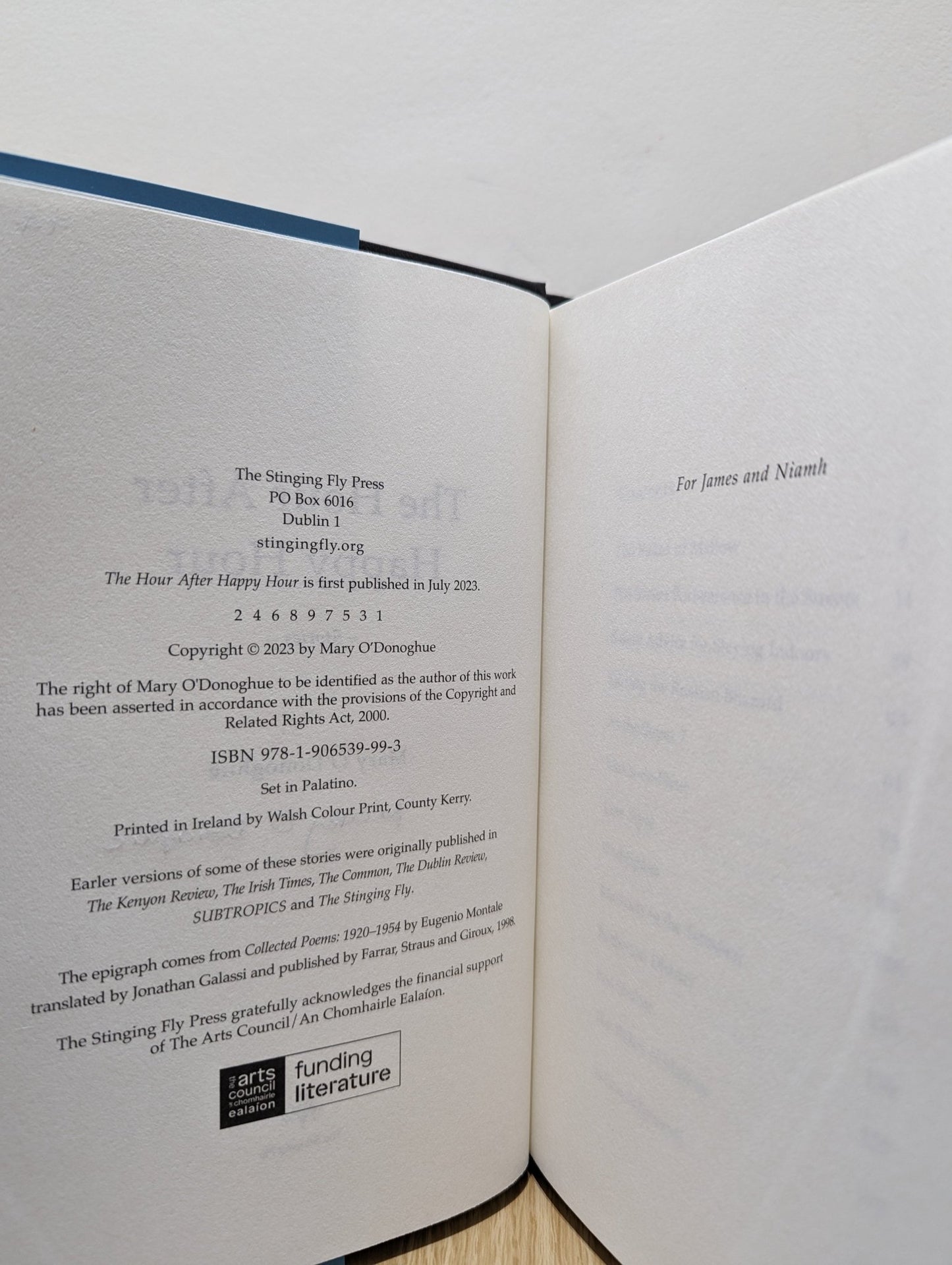 The Hour After Happy Hour by Mary O'Donoghu (Signed Numbered First Edition) - Fialta Books
