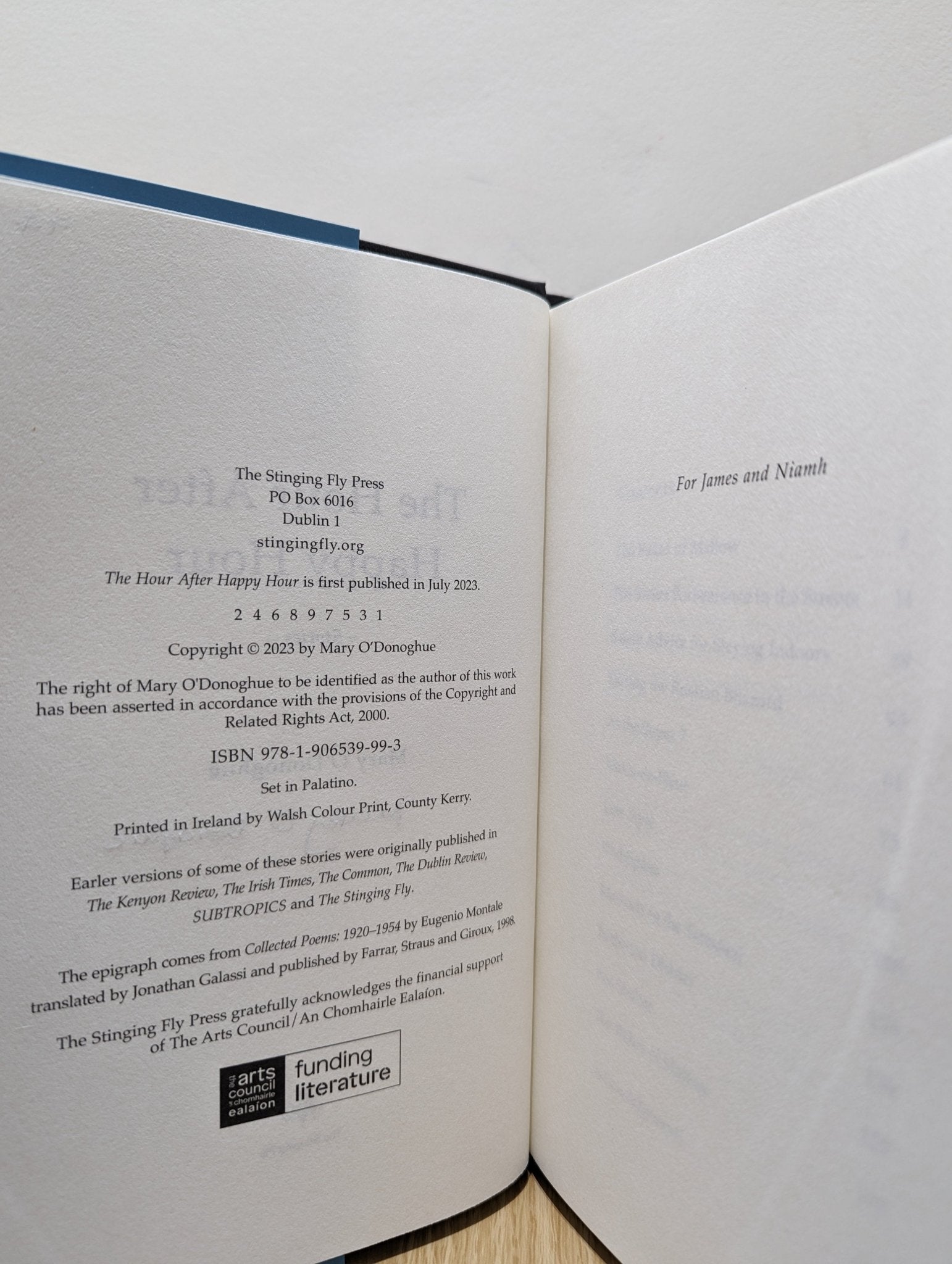 The Hour After Happy Hour by Mary O'Donoghu (Signed Numbered First Edition) - Fialta Books