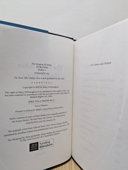 The Hour After Happy Hour by Mary O'Donoghu (Signed Numbered First Edition) - Fialta Books
