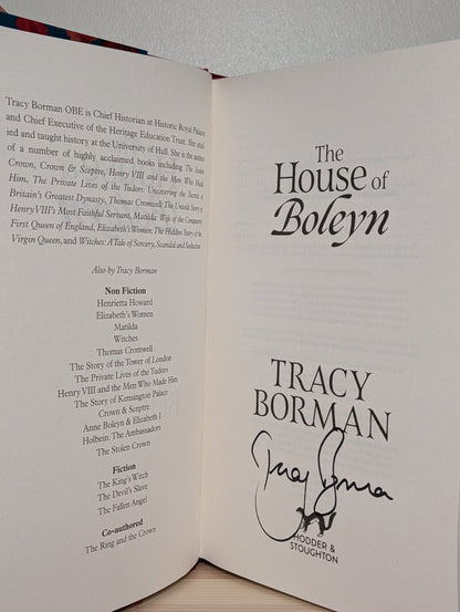 The House of Boleyn by Tracy Borman (Signed First Edition) - Fialta Books