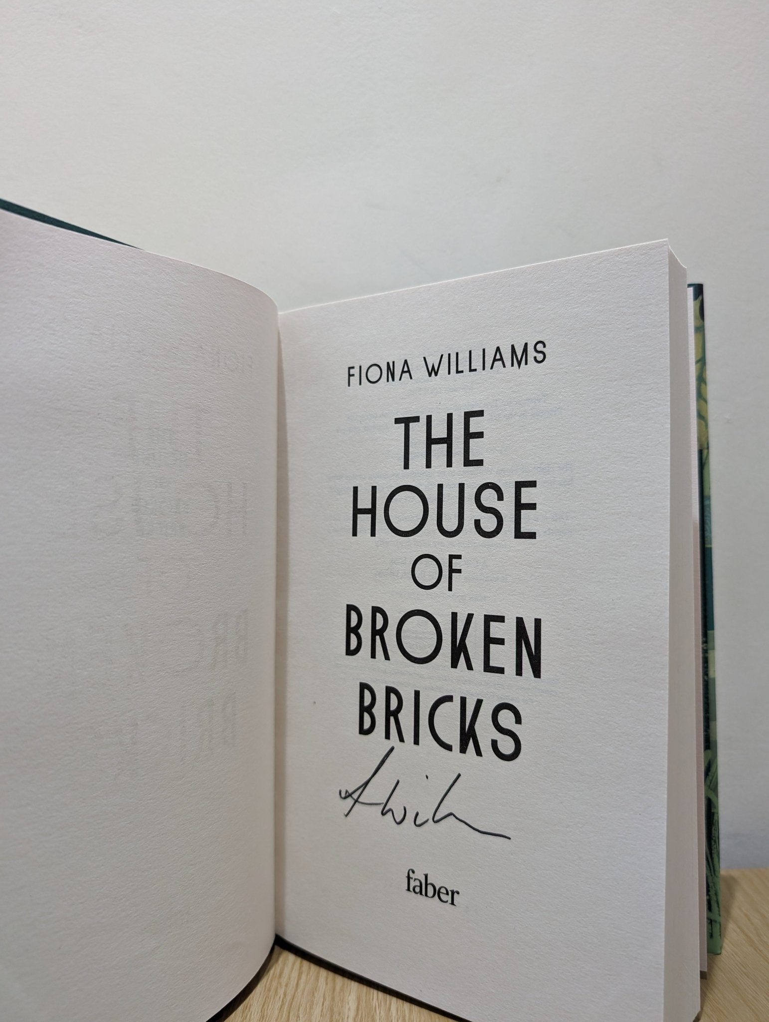 The House of Broken Bricks by Fiona Williams (Signed First Edition) - Fialta Books