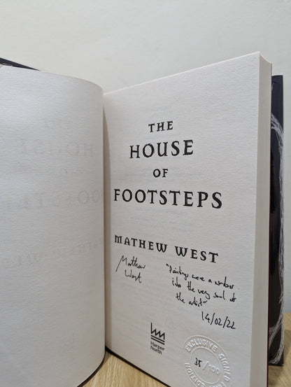 The House of Footsteps by Mathew West (Signed Lined First Edition) - Fialta Books