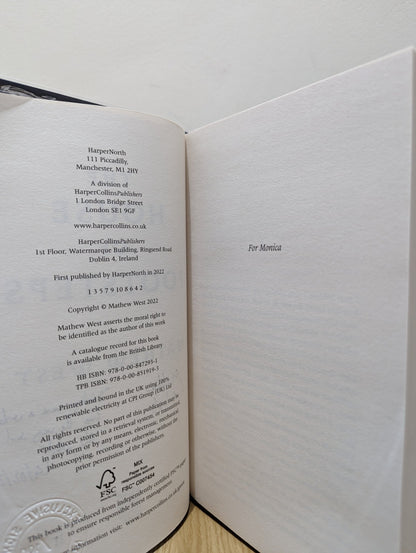 The House of Footsteps by Mathew West (Signed Lined First Edition) - Fialta Books