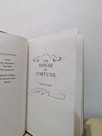 The House of Fortune by Jessie Burton (Signed First Edition) - Fialta Books