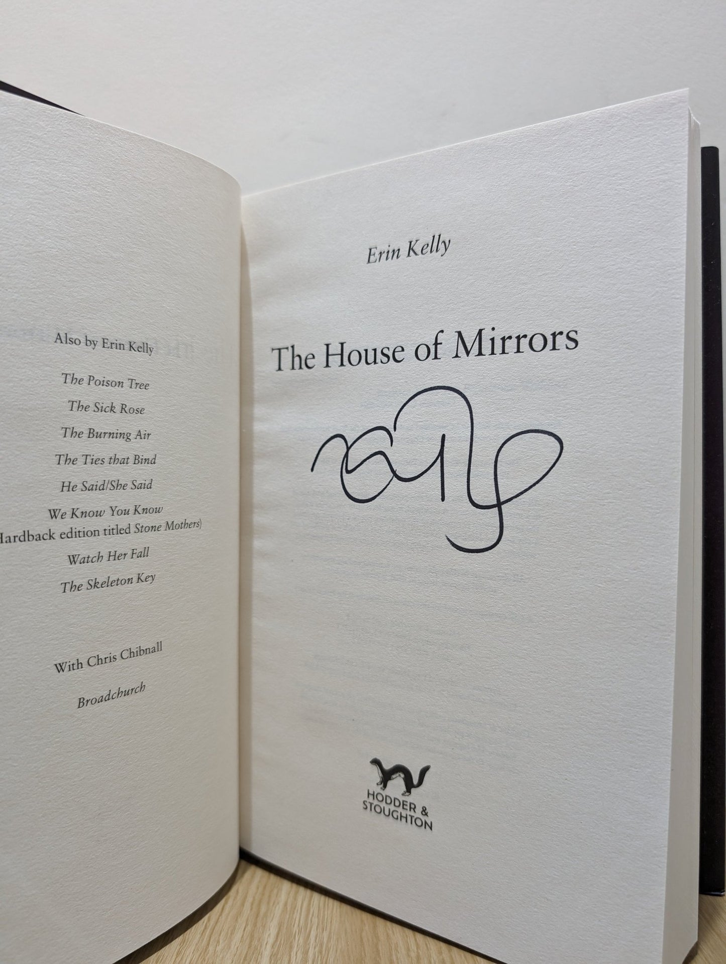 The House of Mirrors by Erin Kelly (Signed First Edition) - Fialta Books