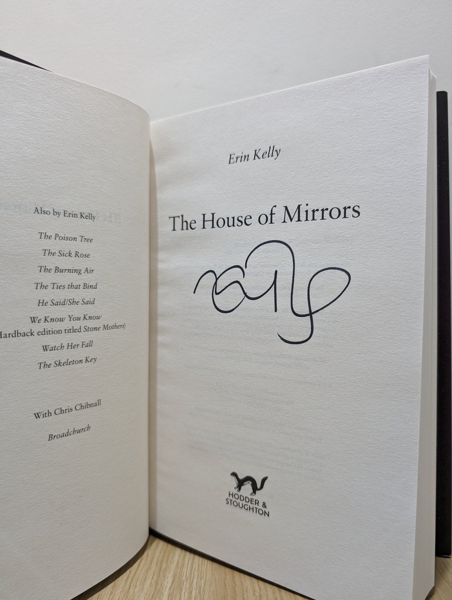 The House of Mirrors by Erin Kelly (Signed First Edition) - Fialta Books
