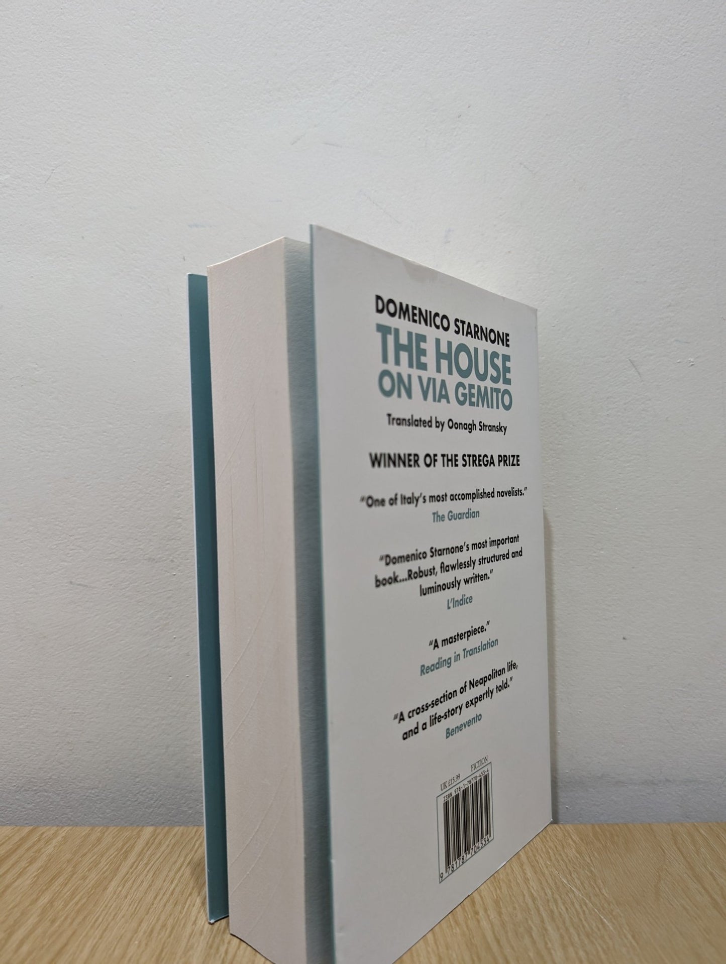 The House on Via Gemito by Domenico Starnone (First Edition) - Fialta Books