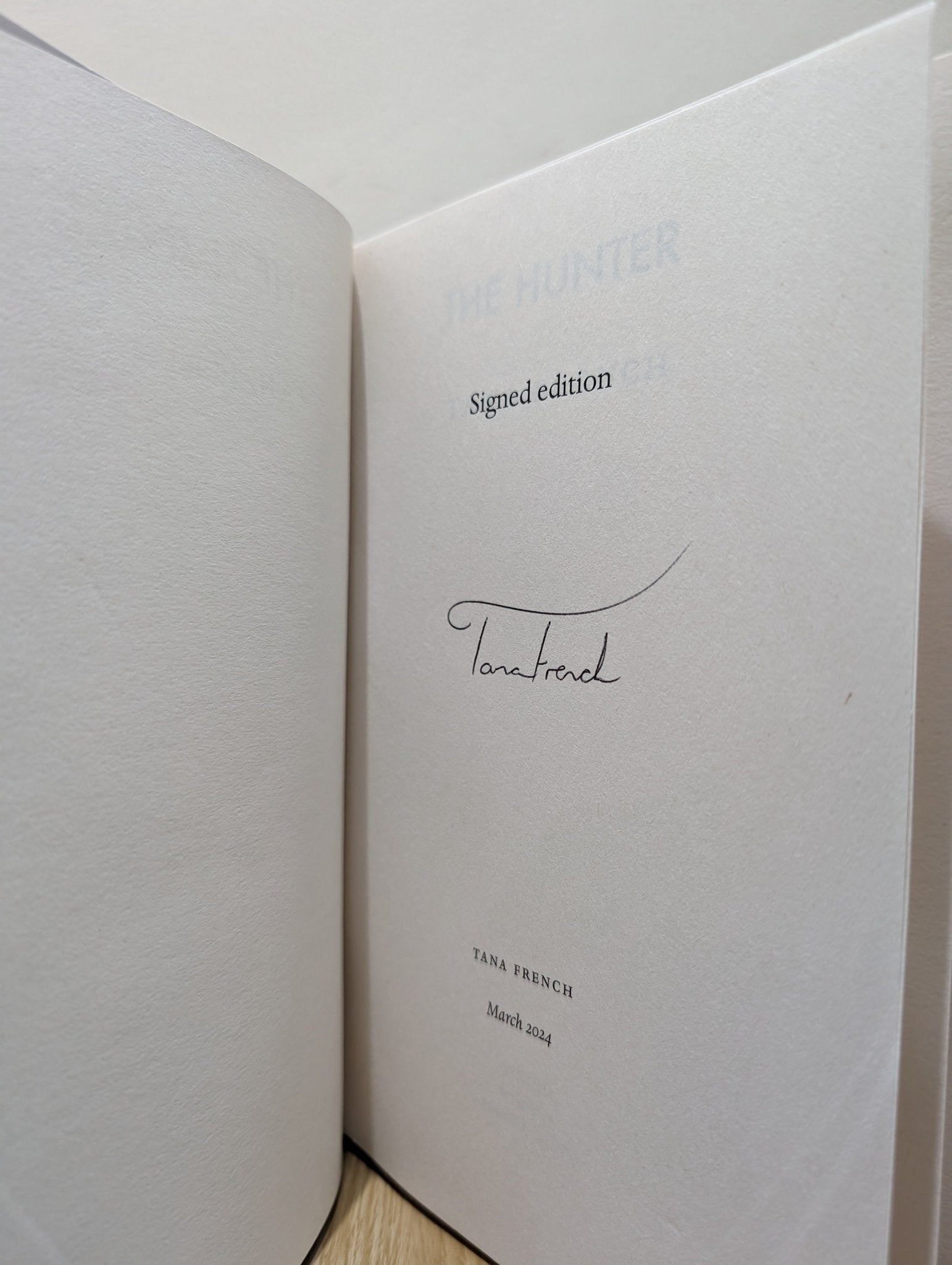 The Hunter by Tana French (Signed First Edition) - Fialta Books
