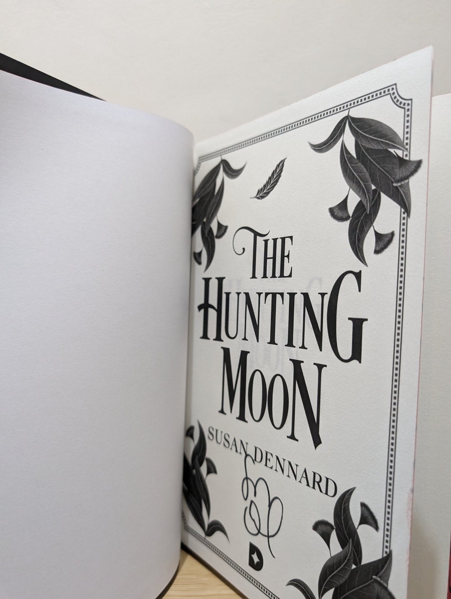 The Hunting Moon by Susan Dennard (Signed First Edition with sprayed edges) - Fialta Books