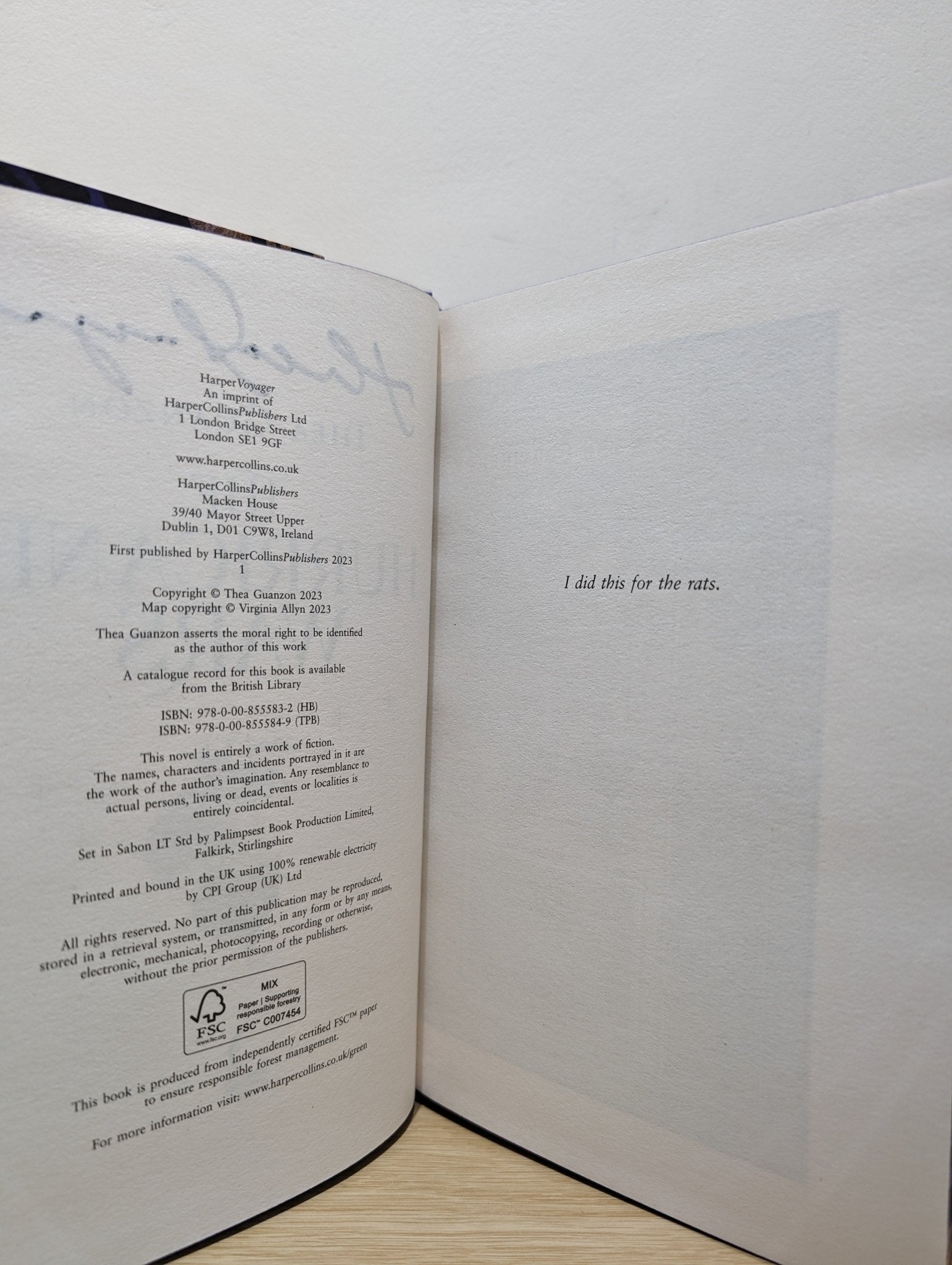 The Hurricane Wars: Book 1 by Thea Guanzon (Signed First Edition with sprayed edges) - Fialta Books