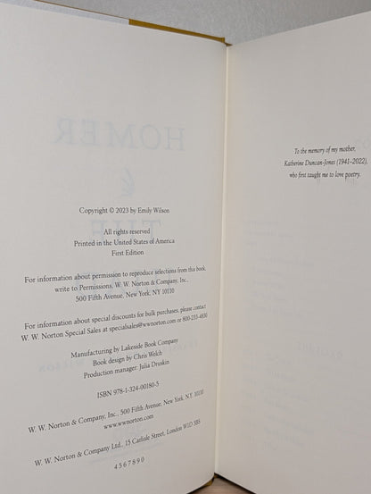 The Iliad by Homer Emily Wilson - Fialta Books