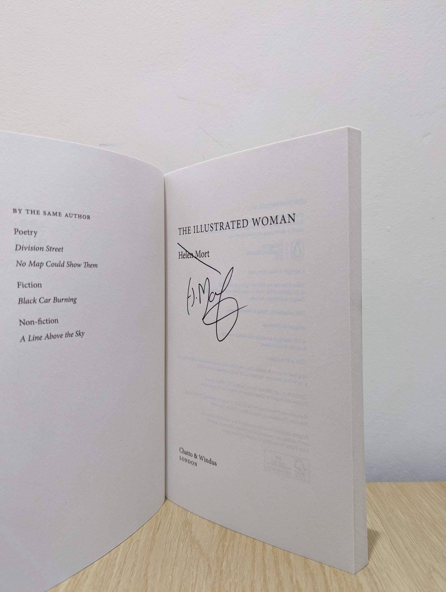 The Illustrated Woman by Helen Mort (Signed First Edition) - Fialta Books