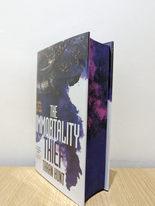 The Immortality Thief by Taran Hunt (Signed First Edition with sprayed edges) - Fialta Books