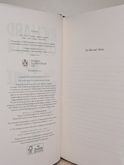 The Impossible Fortune by Richard Osman (Signed First Edition with sprayed fox edges) - Fialta Books