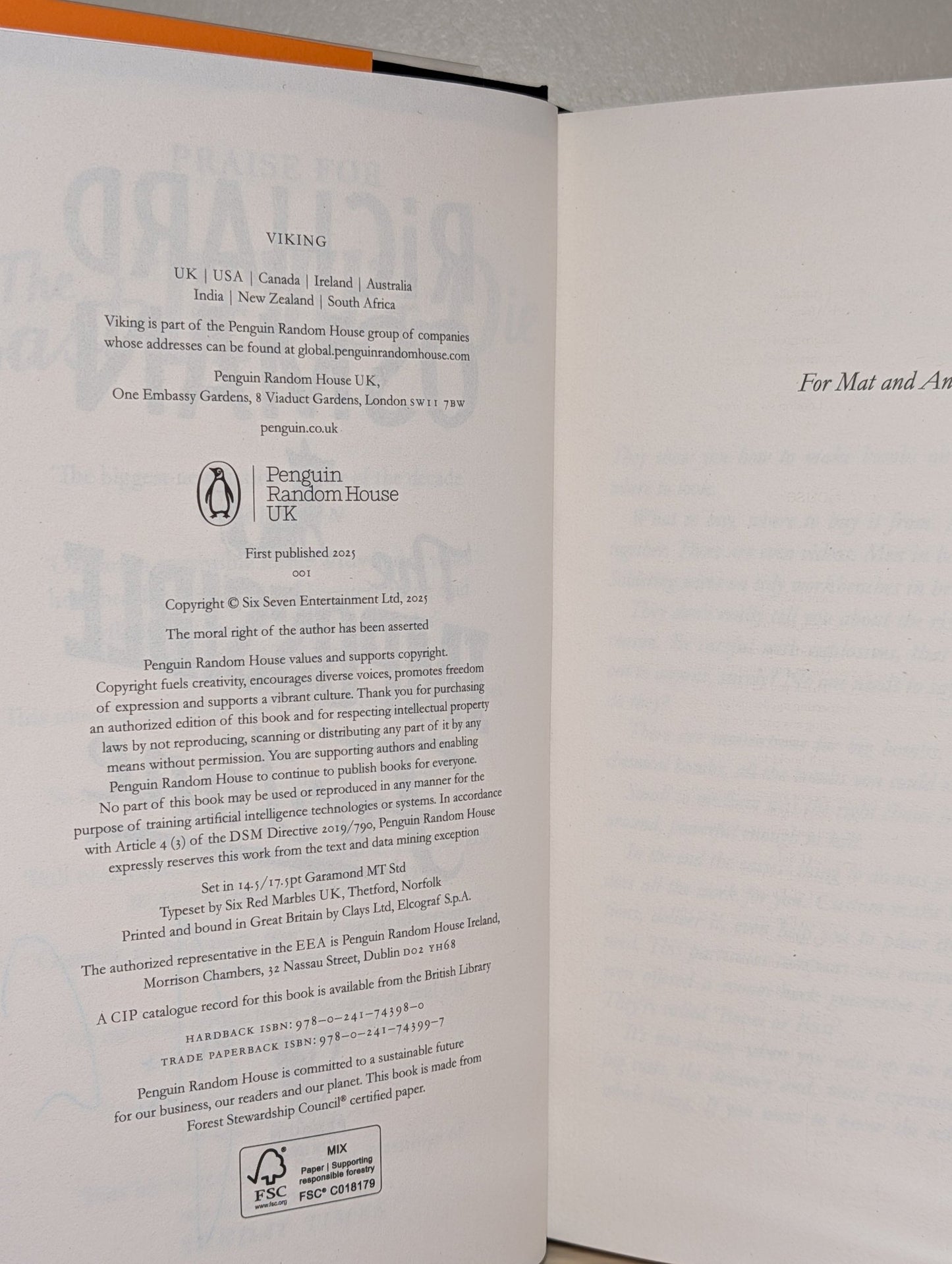 The Impossible Fortune by Richard Osman (Signed Numbered First Edition) - Fialta Books