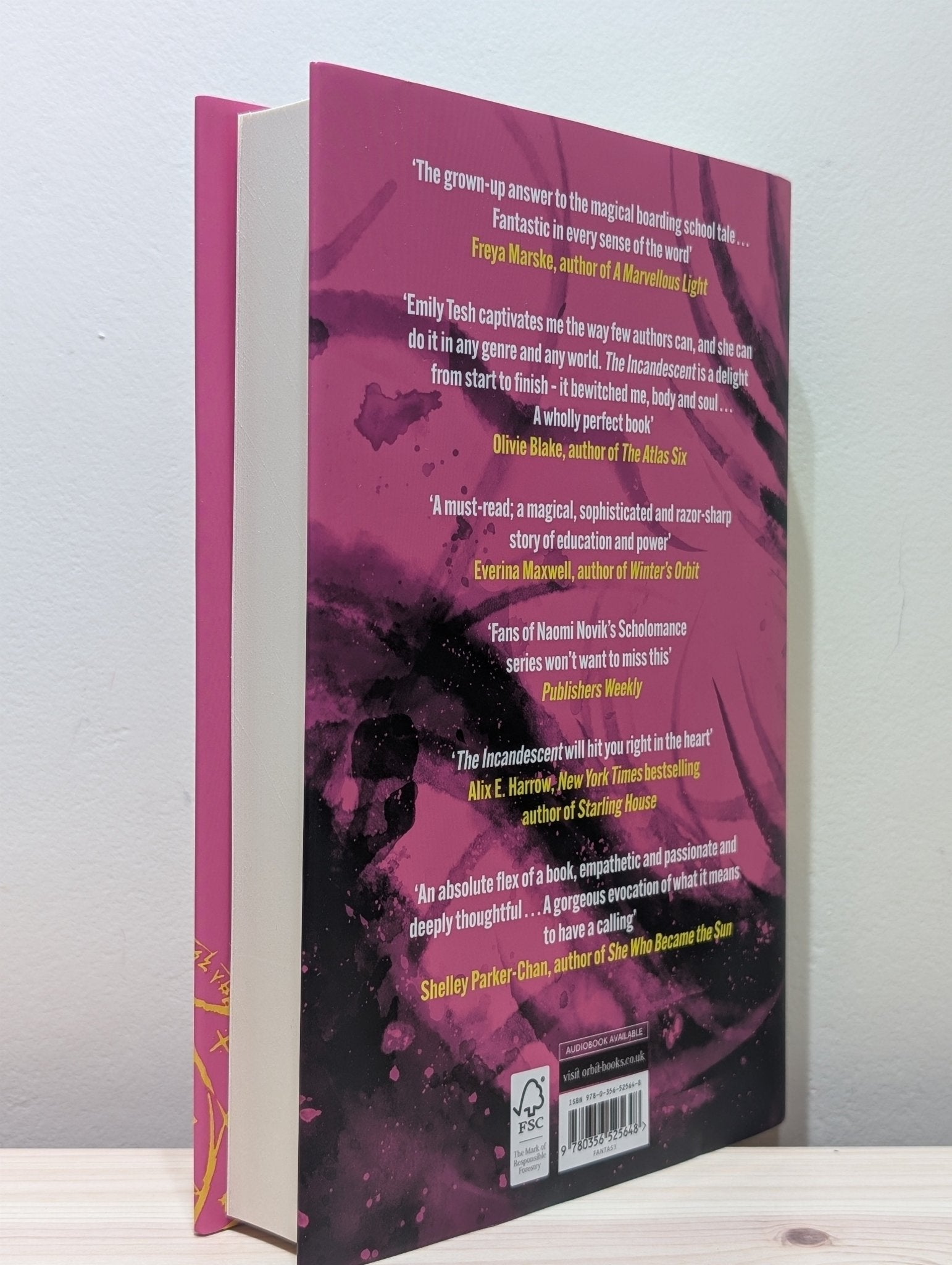 The Incandescent by Emily Tesh (Signed First Edition) - Fialta Books