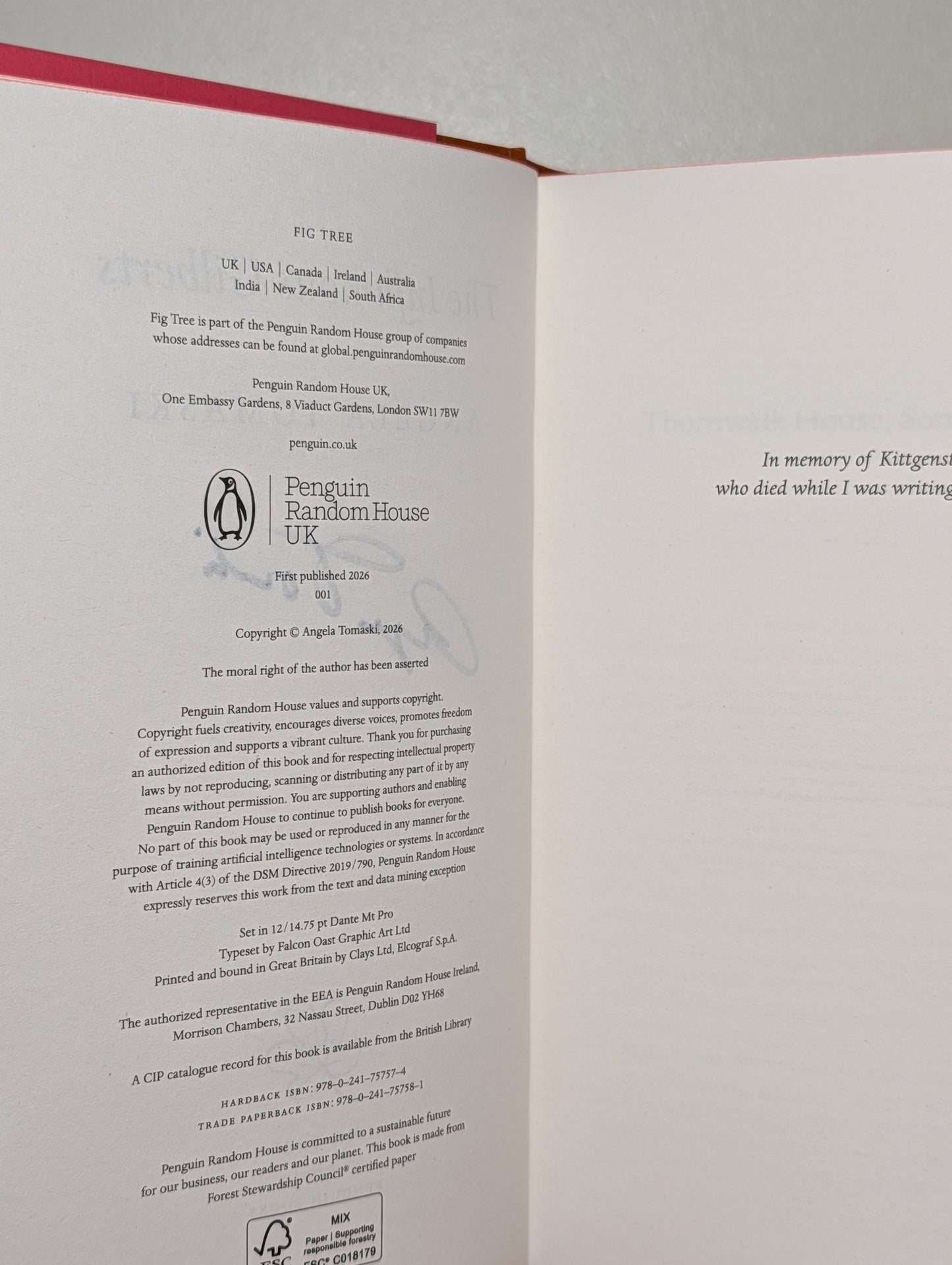 The Infamous Gilberts by Angela Tomaski (Signed First Edition with sprayed edges) - Fialta Books