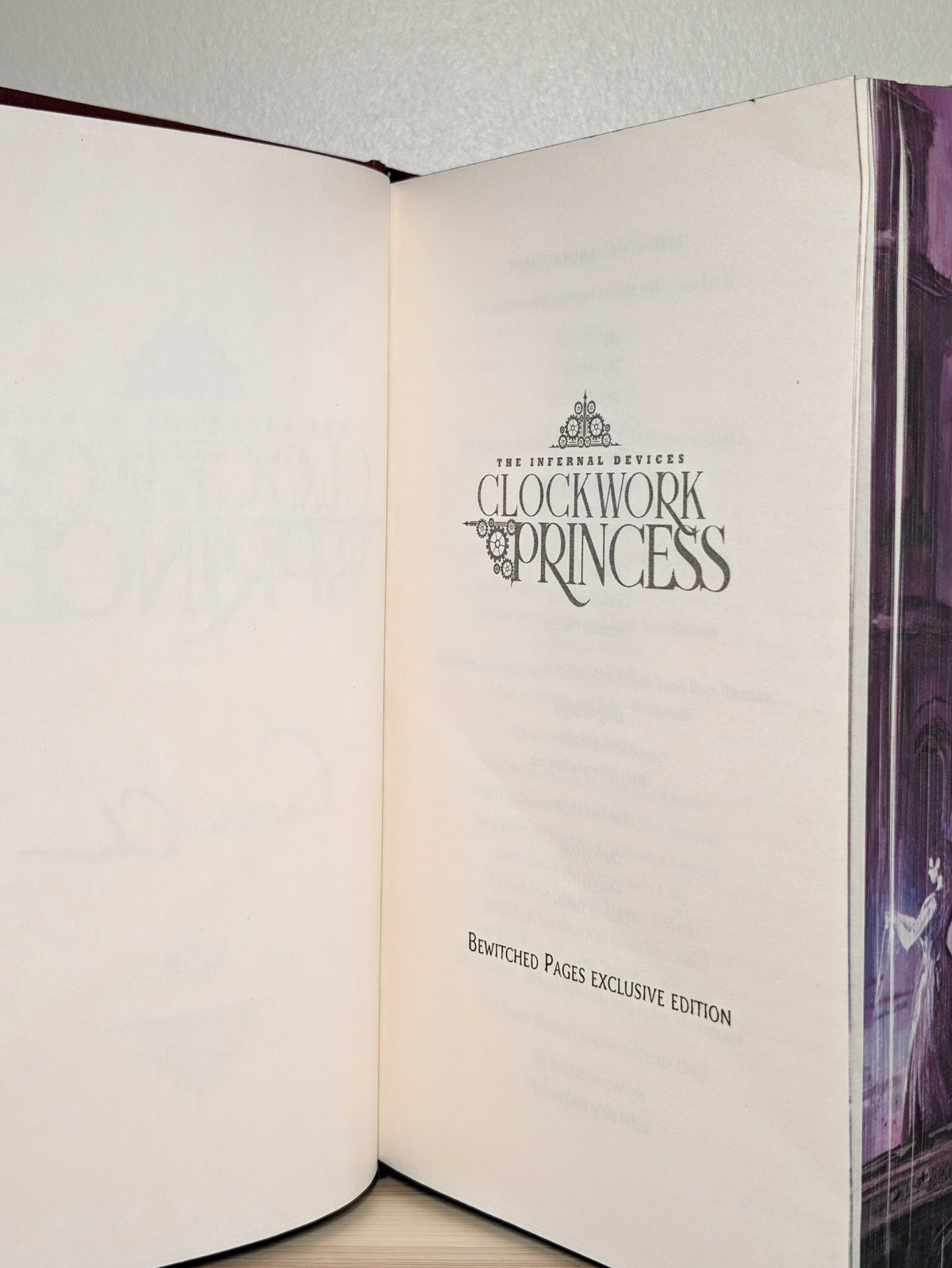 The Infernal Devices 3: Clockwork Princess by Cassandra Clare (Special Edition with sprayed edges) - Fialta Books