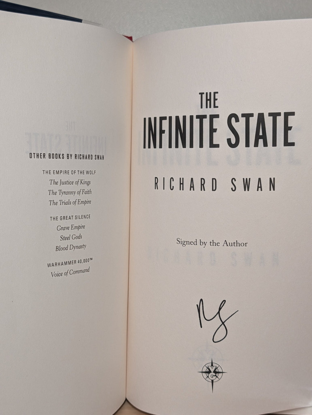 The Infinite State by Richard Swan (Signed First Edition) - Fialta Books