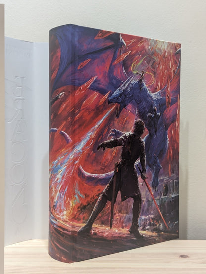 The Inheritance Cycle: Eragon; Eldest; Brisingr; Inheritance by Christopher Paolini (Signed Special Edition with sprayed edges) - Fialta Books