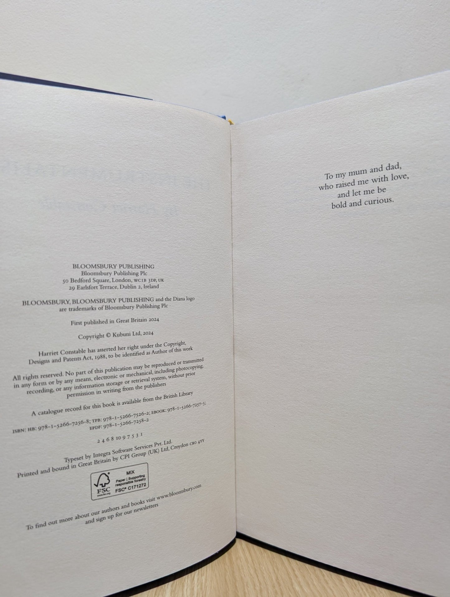 The Instrumentalist by Harriet Constable (Signed First Edition with sprayed edges) - Fialta Books