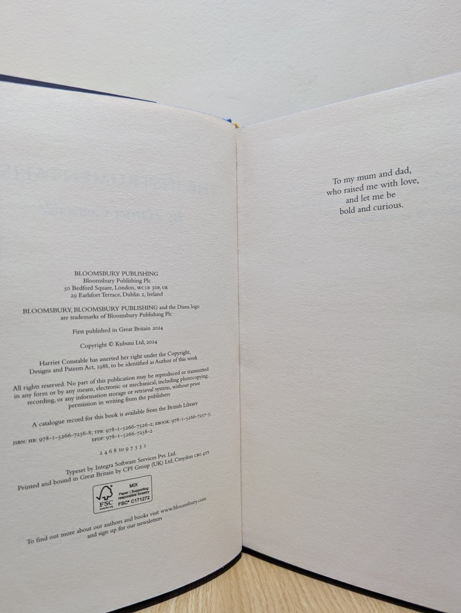 The Instrumentalist by Harriet Constable (Signed First Edition with sprayed edges) - Fialta Books