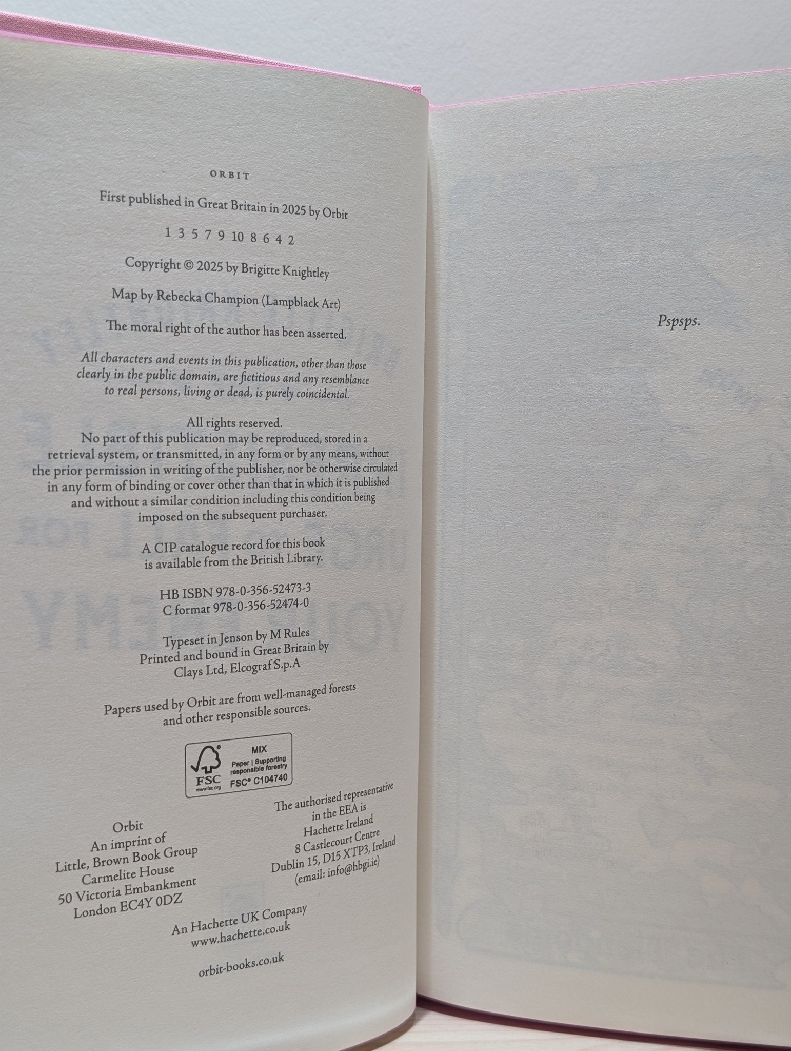 The Irresistible Urge to Fall For Your Enemy by Brigitte Knightley (Signed First Edition with sprayed edges) - Fialta Books