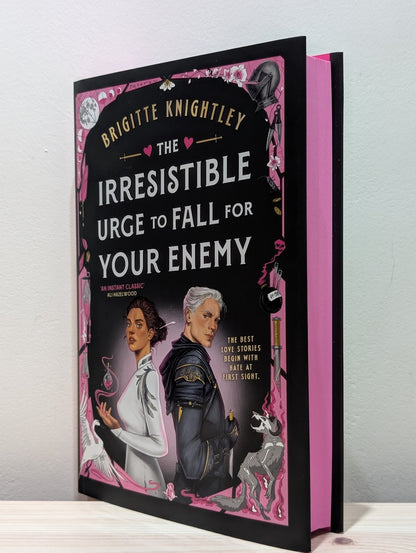 The Irresistible Urge to Fall For Your Enemy by Brigitte Knightley (Signed First Edition with sprayed edges) - Fialta Books