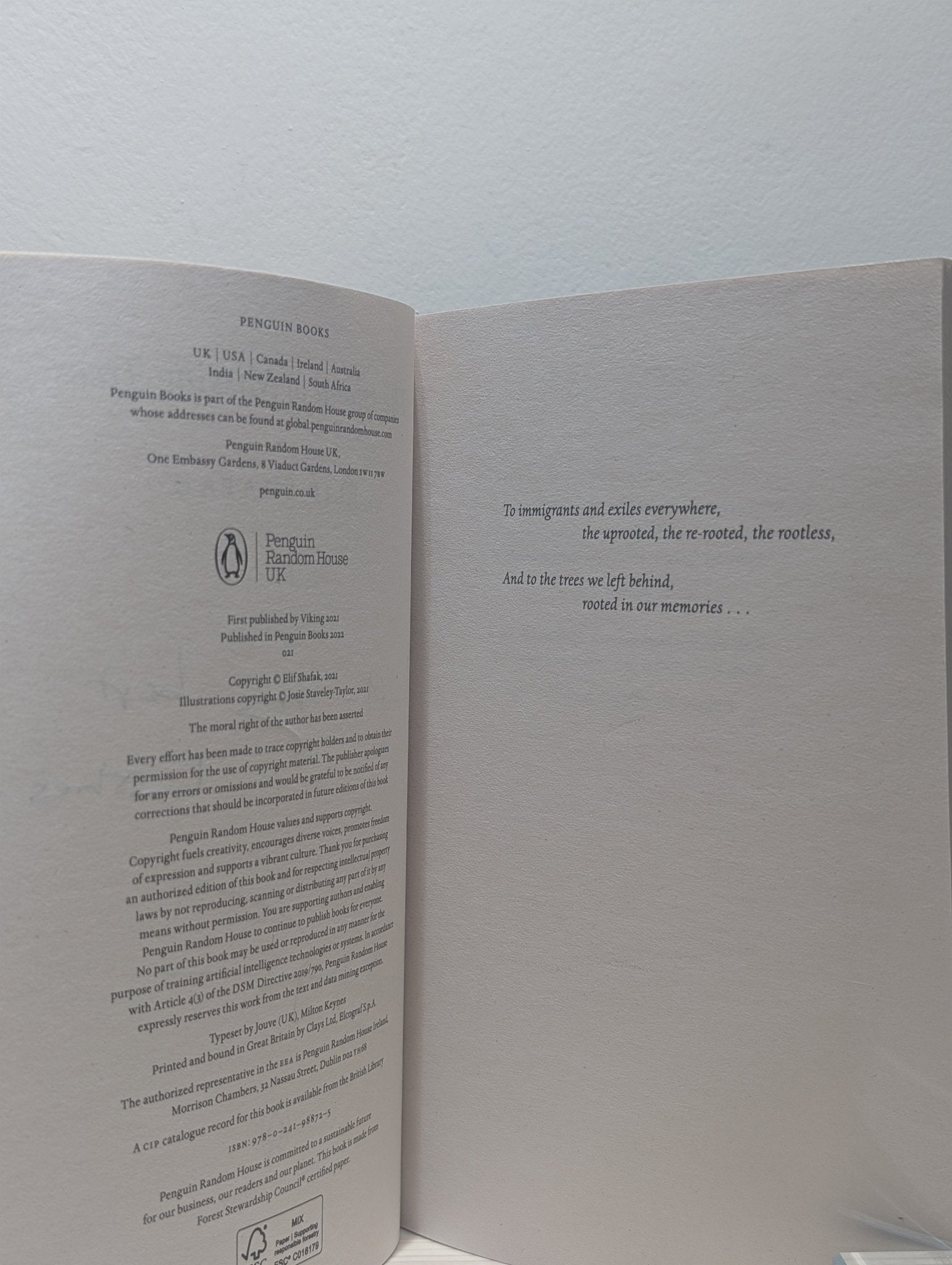 The Island of Missing Trees by Elif Shafak (Signed) - Fialta Books