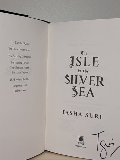 The Isle in the Silver Sea by Tasha Suri (Signed First Edition) - Fialta Books