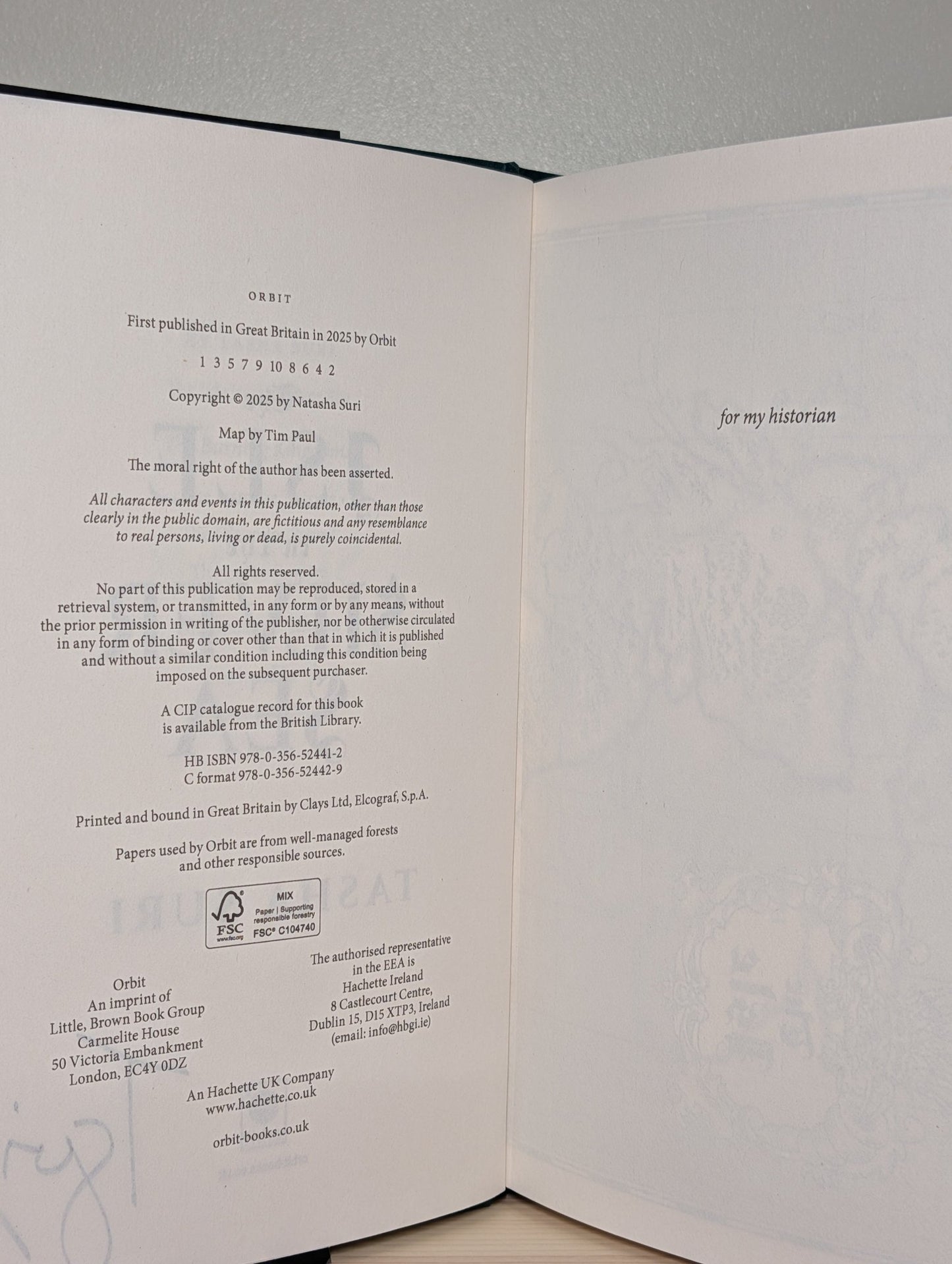 The Isle in the Silver Sea by Tasha Suri (Signed First Edition) - Fialta Books