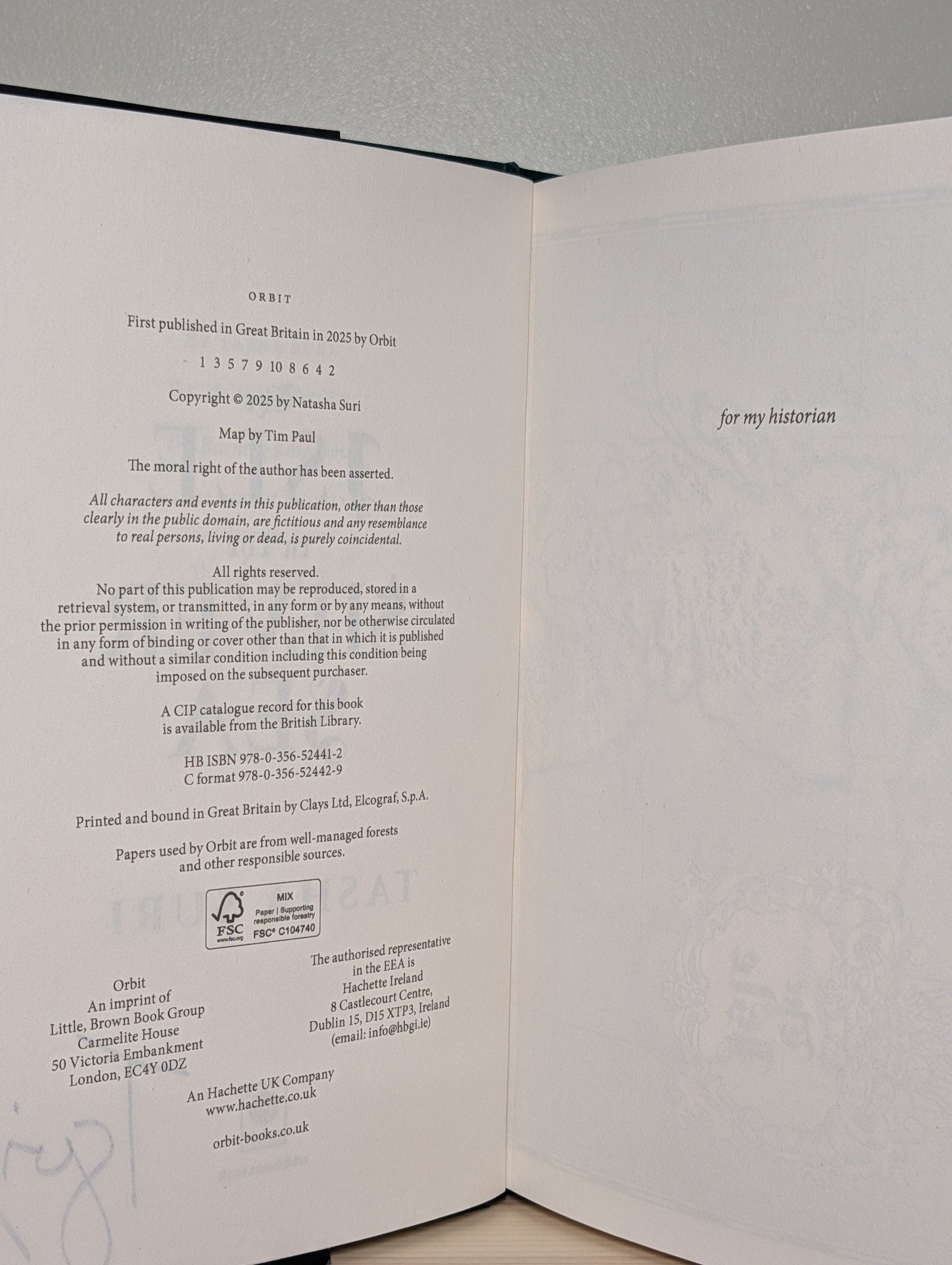 The Isle in the Silver Sea by Tasha Suri (Signed First Edition) - Fialta Books