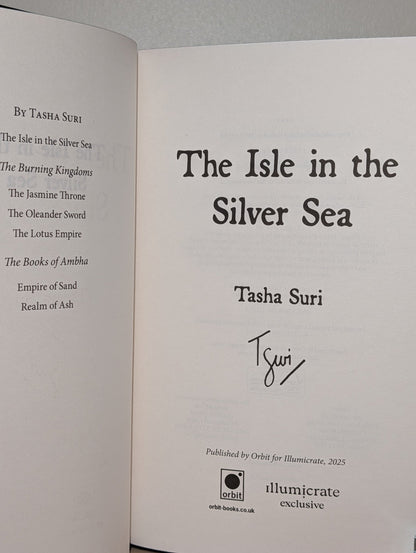 The Isle in the Silver Sea by Tasha Suri (Signed Special Edition) - Fialta Books