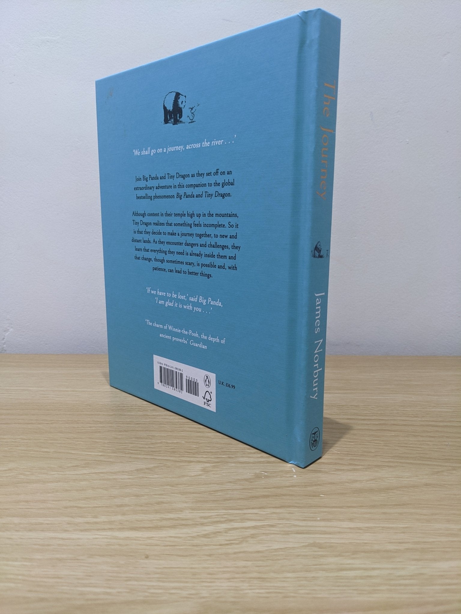 The Journey: A Big Panda and Tiny Dragon Adventure by James Norbury (Signed First Edition) - Fialta Books