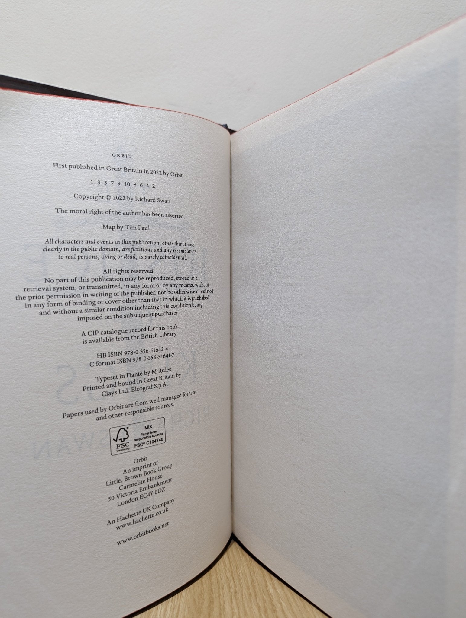 The Justice of Kings by Richard Swan (Signed First Edition with sprayed edges) - Fialta Books