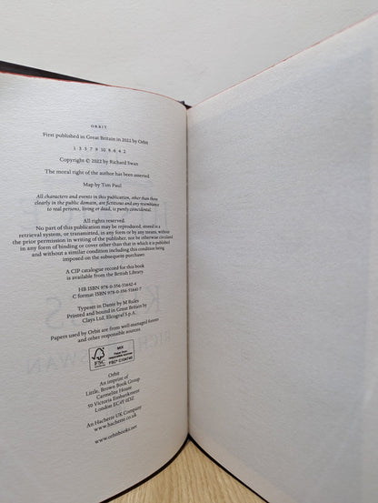 The Justice of Kings by Richard Swan (Signed First Edition with sprayed edges) - Fialta Books